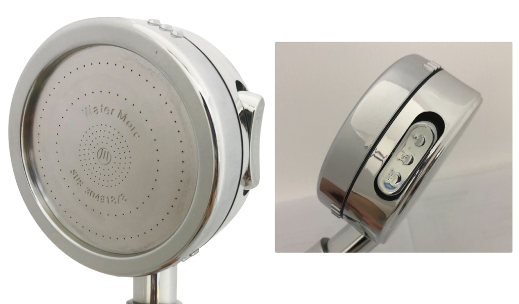 韓國熱銷Waterhuhu水呼呼三段增壓除氯淨水蓮蓬頭WH-388金銀雙星花灑透明除氯過濾器-5 【水呼呼】三段增壓淨水蓮蓬頭超值組