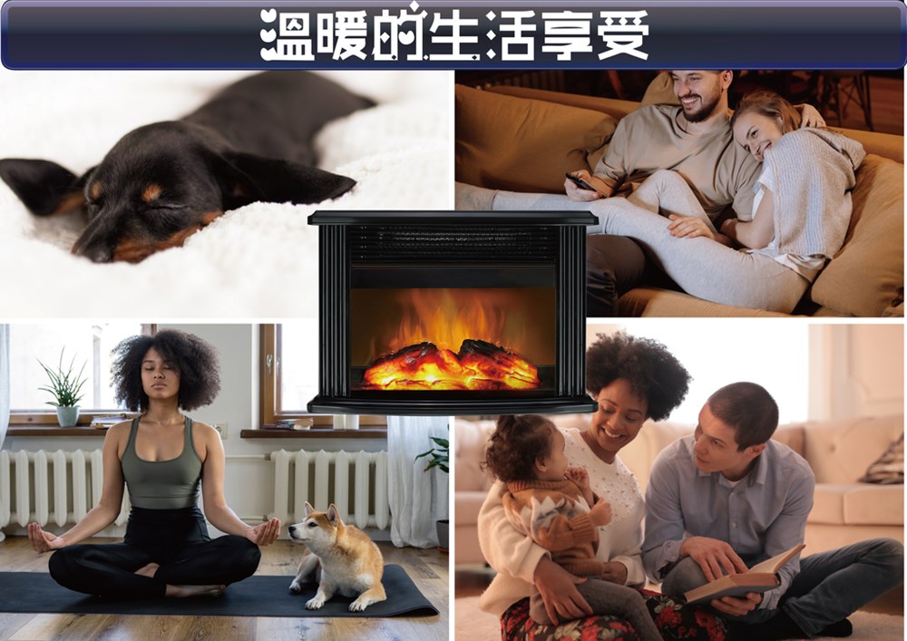 【LAPOLO】高效視覺 火焰爐 電暖爐 電暖器 LA-988