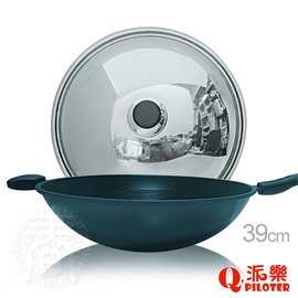 派樂 鈦合金 冷泉 不沾 39cm 炒鍋 派樂 鈦合金 冷泉 不沾 39cm 炒鍋