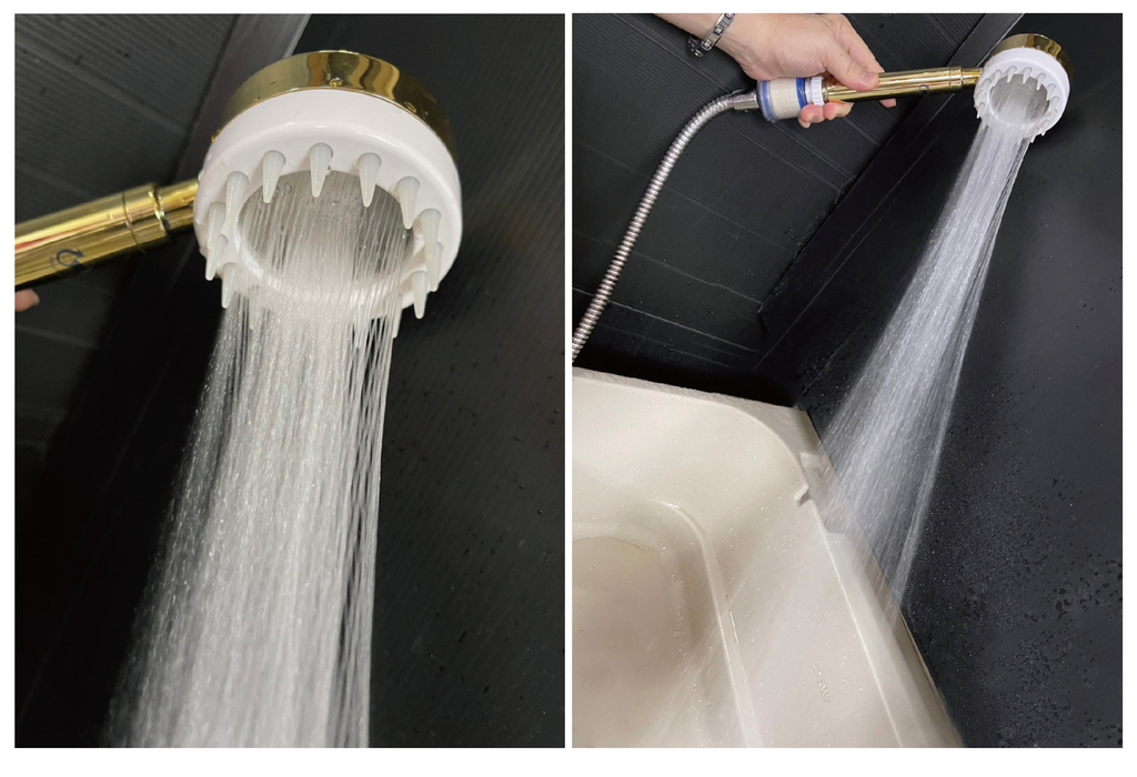 【水呼呼】 水抓龍SPA按摩刷過濾蓮蓬頭 1組(內含濾芯矽膠爪頭)