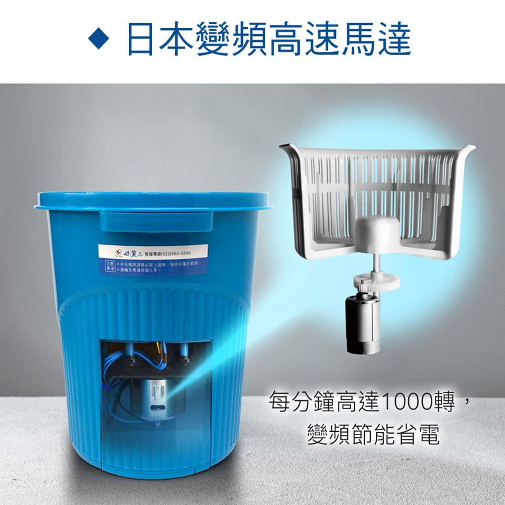 VIP顧客專屬回饋【保麗晶】 台灣製二代 全自動拖把組 全自動脫水 電動拖把 日本變頻高速馬達