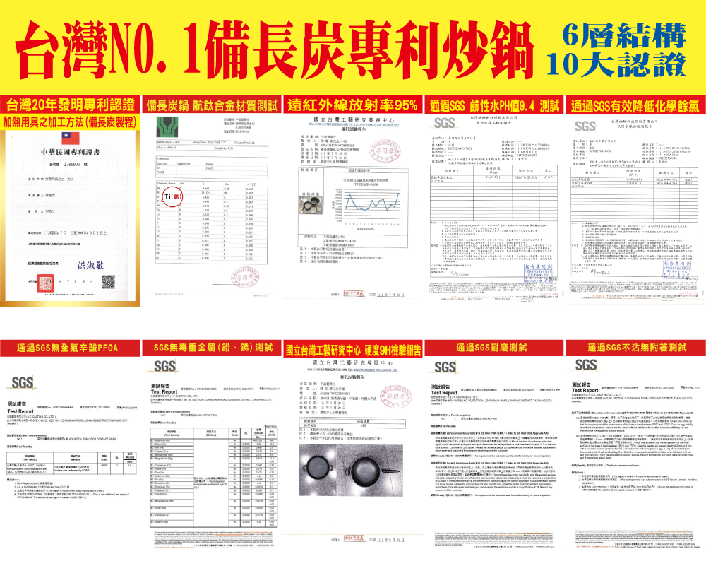 禮品展專區-台灣製造備長炭鍋具系列 台灣專利 2022創新發明技術銅牌獎