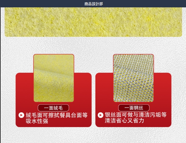 1723030584110 日本熱銷 雙層銀絲去重油除頑垢 神奇清潔魔布10入組