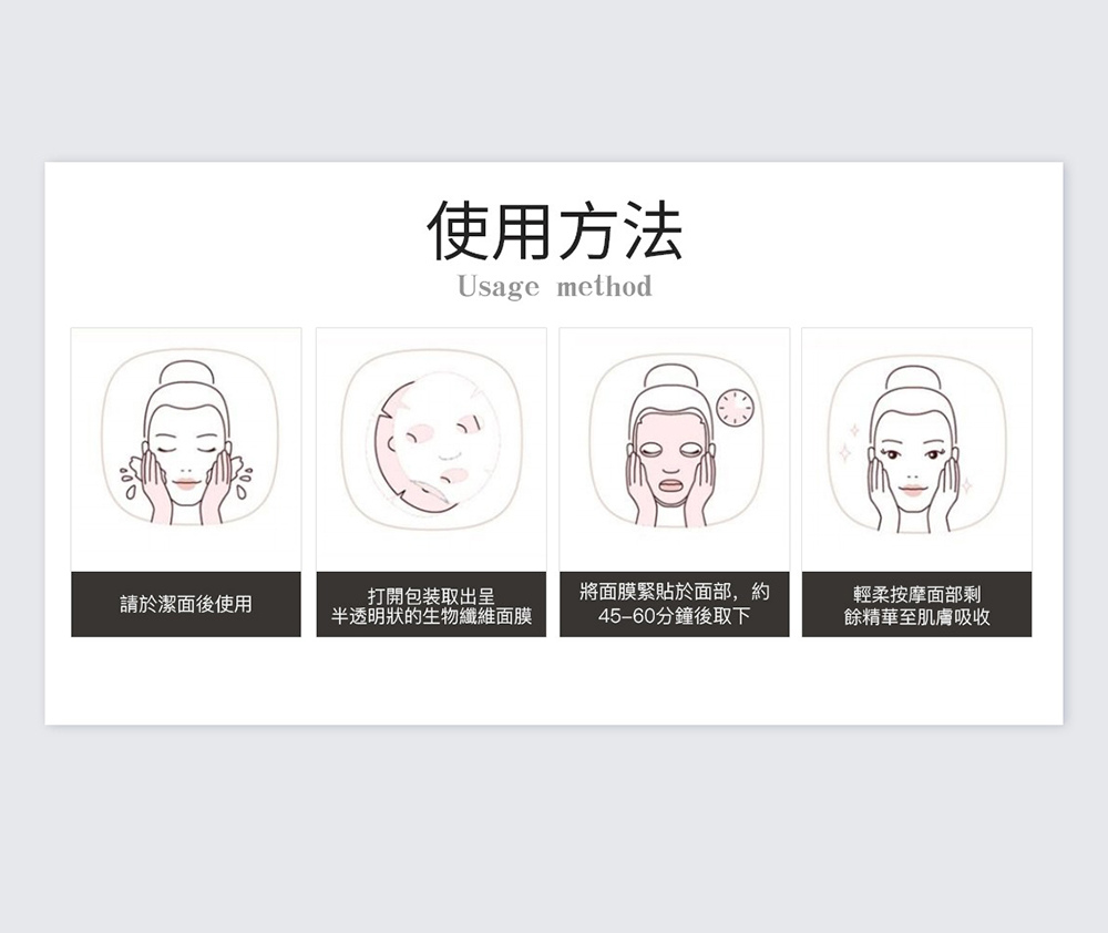 QSPA-生物纖維細緻撫紋面膜-賣場圖-6-1 【QSPA】藍銅胜肽精華液 生物纖維細緻撫紋面膜 七夕寵愛組