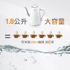 【勳風】1.8公升純白歐式午茶風 304不鏽鋼 快煮壺/電熱水壺 送備長炭棒1支