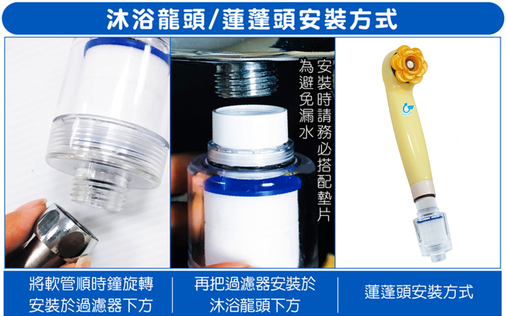 網頁 【魔特萊】馬卡龍色系spa增壓 百變蓮蓬頭1入+除氯過濾器+濾芯3入 台灣製造 省水標章 多國專利BW-8SM