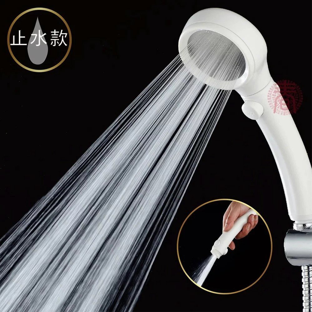 2025/05/1000005605.jpg WaterMore水摩爾 一鍵止水增壓節水蓮蓬頭(2支) 日式淋浴花灑 細水增壓蓮蓬頭 省水花灑 極細面板濾淨可拆洗 按鍵關水蓮蓬頭WM-108